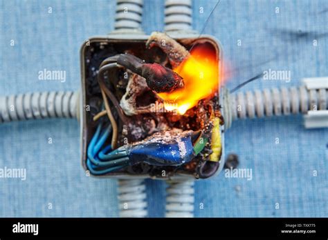 short in the power junction box|short wiring in electrical box.